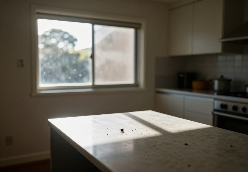 Bed bugs hiding in mattress seams in a Wakeley apartment